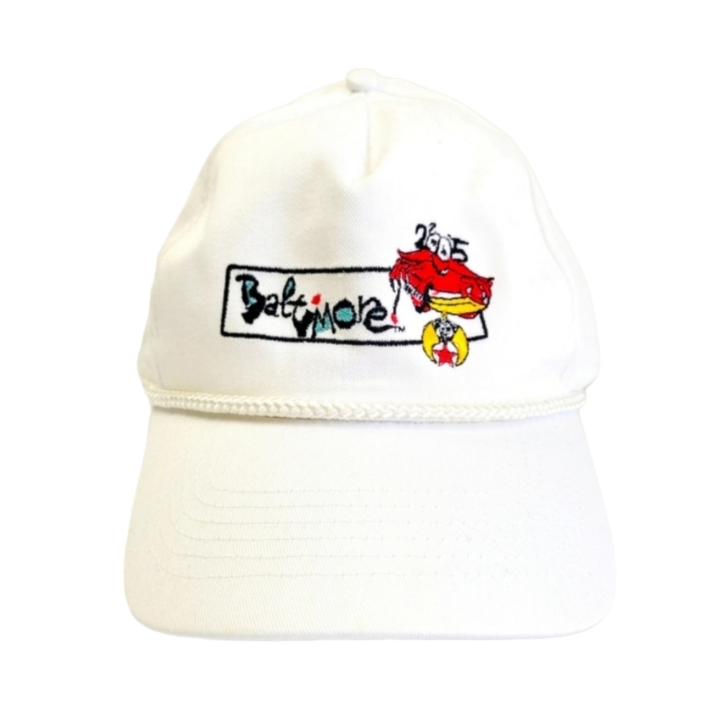 Almost Vintage Baltimore 2005 White Snapback Baseball Hat/Cap